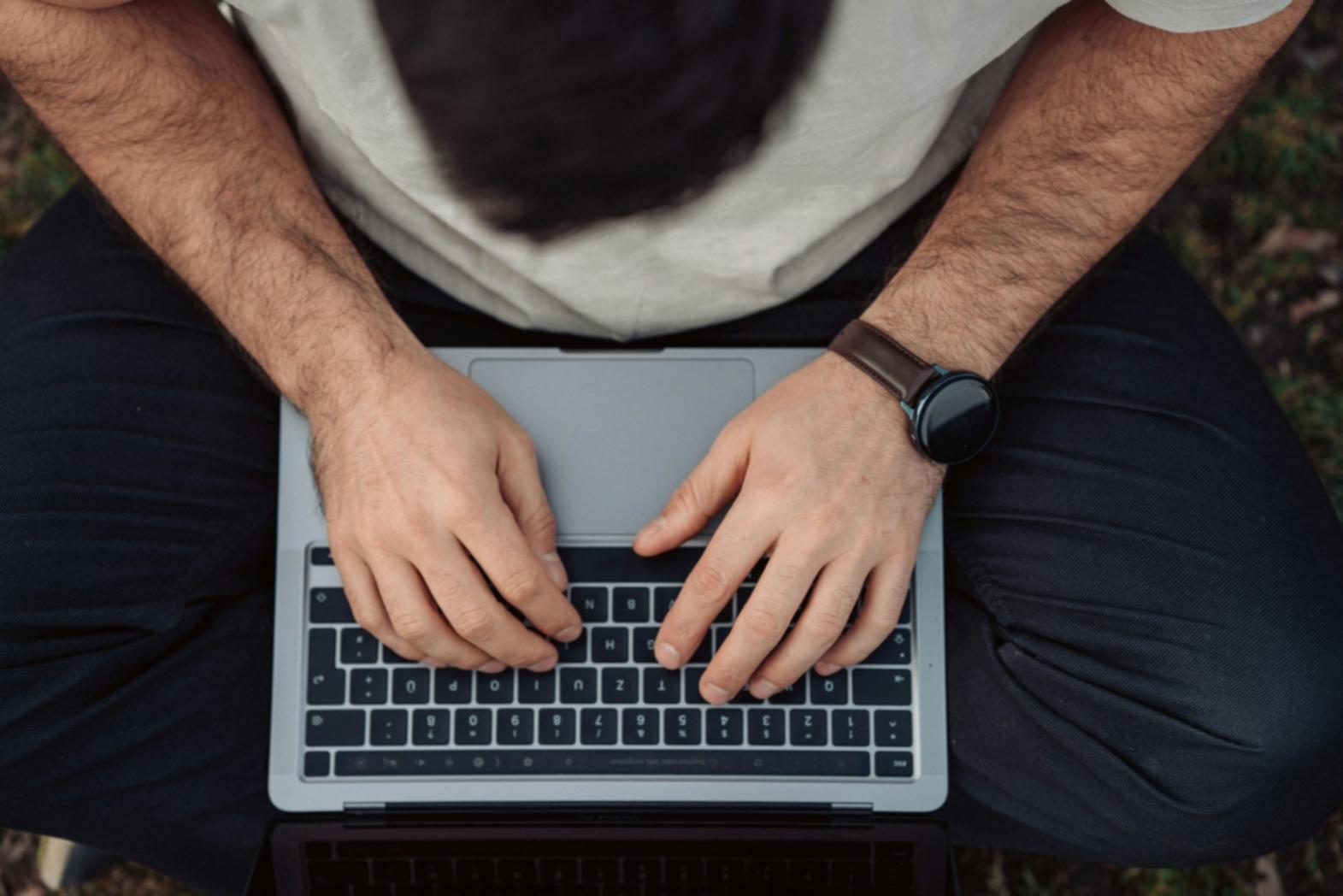 Professional reviewing financial forecasts and business metrics